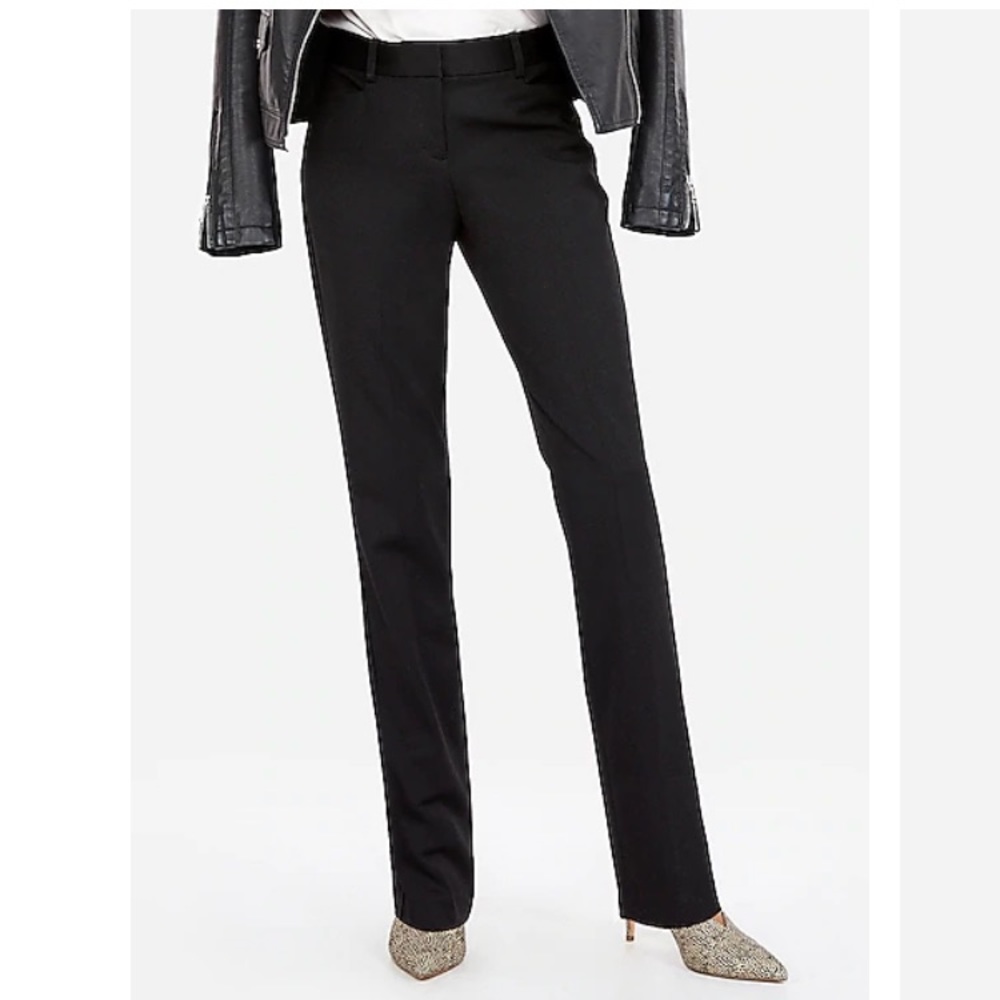 Express Columnist Work Pant 00S Black